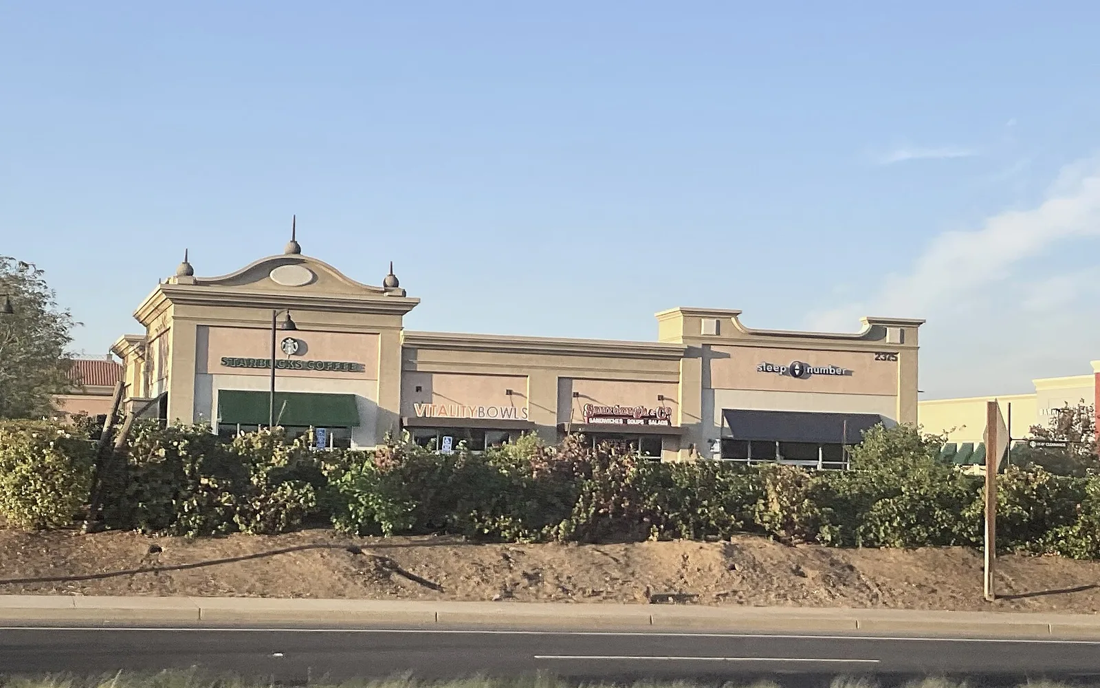 Retail buildings at The Streets of Brentwood, California